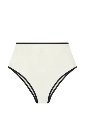Kiki de Montparnasse contrast-trim high-waist bikini bottoms - Neutrals
