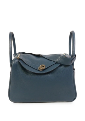 Hermès Pre-Owned 30 Lindy tote bag - Blue