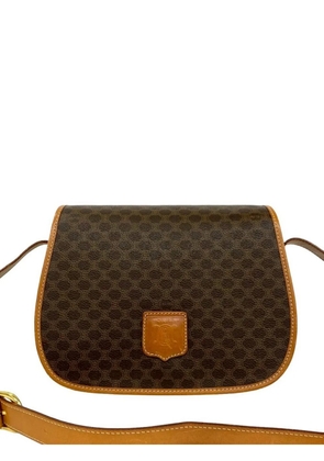 Celine Pre-Owned 2014 Macadam Coated Canvas crossbody bag - Brown