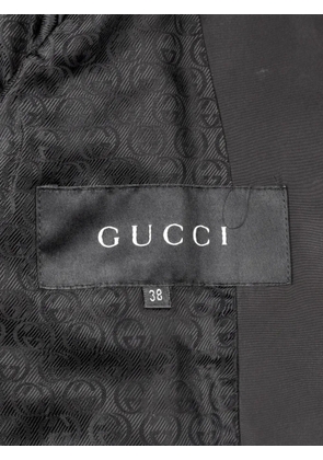 Gucci Pre-Owned 2010s stand-collar coat - Black
