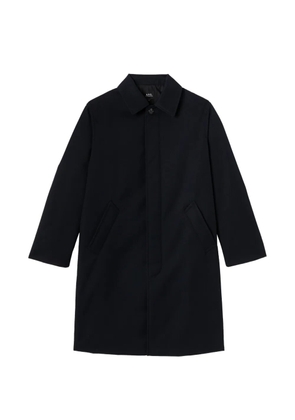 A.P.C. Mac single-breasted coat - Blue