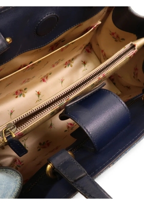 Gucci Pre-Owned GG Marmont quilted-denim tote bag - Blue