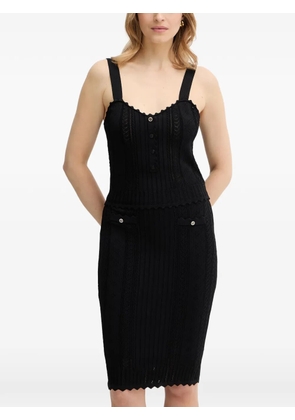 FRACOMINA scalloped tank top - Black