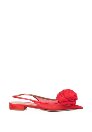 Gedebe floral-detail slingback shoes - Red