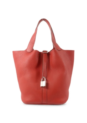 Hermès Pre-Owned GM Picotin leather tote bag - Red