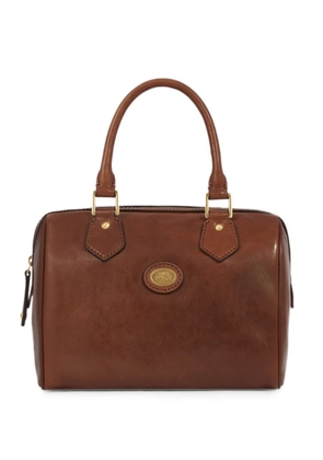 The Bridge leather Bauletto should strap tote bag - Brown