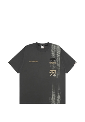 AAPE BY *A BATHING APE® AAPEUNVS logo-print cotton T-shirt - Grey