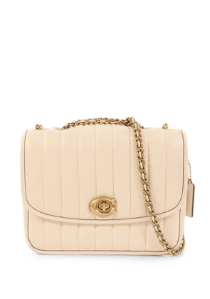 Coach Vintage quilted turn-lock leather shoulder bag - Neutrals