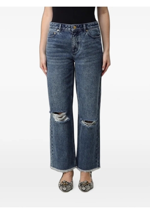 Michael Kors distressed frayed jeans - Blue