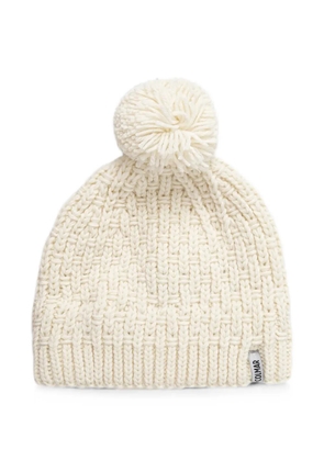 Colmar knitted pom-pom beanie hat - Neutrals