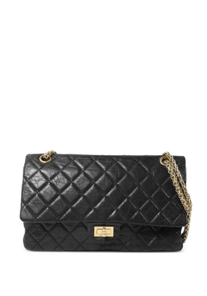 CHANEL Pre-Owned medium 2.55 quilted chain shoulder bag - Black