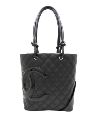 CHANEL Pre-Owned 2011 Medium Lambskin Cambon Ligne tote bag - Black