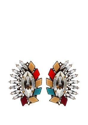 Anton Heunis crystal-embellished geometric earrings - Gold