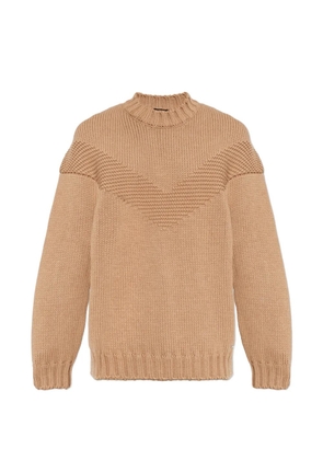 DSQUARED2 chevron-knit sweater - Neutrals