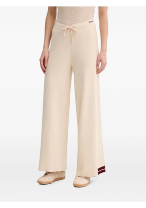 GUESS USA drawstring wide-leg track pants - Neutrals