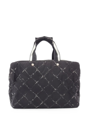 CHANEL Pre-Owned 1997-1999 Old Travel Line Boston bag - Black