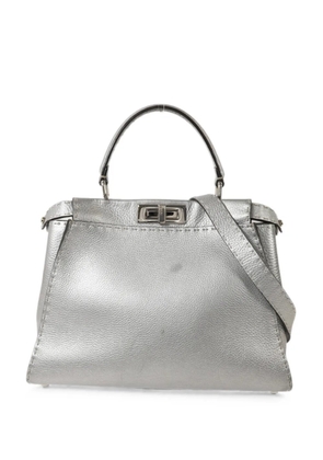 Fendi Pre-Owned medium Selleria Peekaboo tote bag - Silver