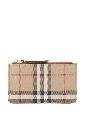 Burberry Pre-Owned 2023-2026 Vintage Check coin pouch - Neutrals