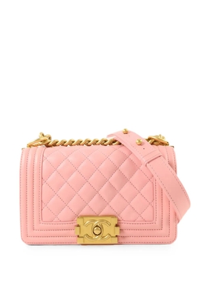 CHANEL Pre-Owned Boy 20 chain shoulder bag - Pink