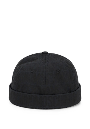 Moschino logo-jacquard beanie hat - Black