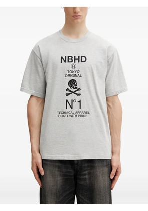 Neighborhood skull-print T-shirt - Grey
