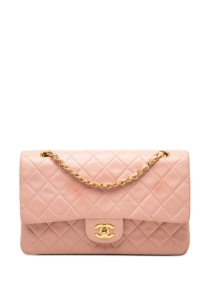 CHANEL Pre-Owned 1991-1994 Medium Classic Lambskin Double Flap shoulder bag - Pink
