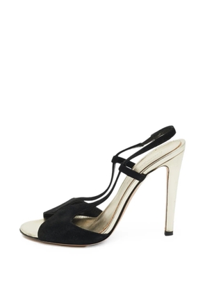 Gianvito Rossi Camoscio slingback heeled sandals - Black