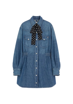 Valentino Garavani denim midi dress - Blue