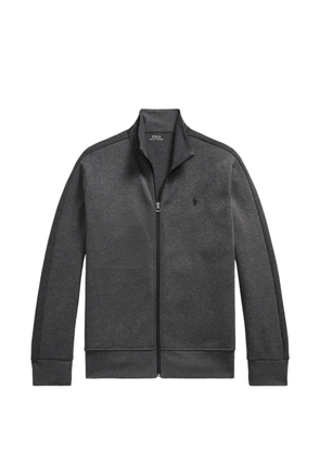 Polo Ralph Lauren logo-embroidered zip-up sweatshirt - Grey