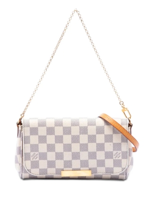 Louis Vuitton Pre-Owned 2015 Damier Azur Favorite PM satchel - White