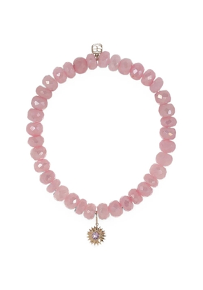 Sydney Evan Solar pink grapolite and sapphire bracelet