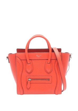 Celine Pre-Owned 2000-2026 Nano Leather Luggage Tote satchel - Red