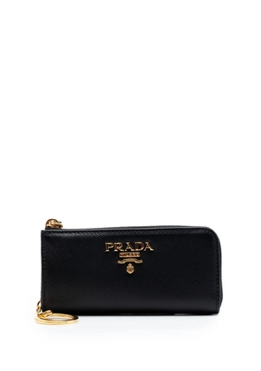 Prada Pre-Owned 2010-2026 Saffiano coin pouch - Black
