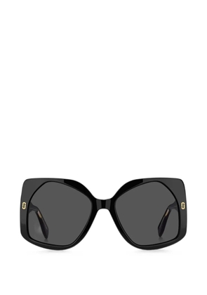 Marc Jacobs Eyewear geometric-frame sunglasses - Black