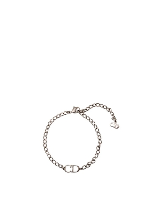 Christian Dior Pre-Owned 2020-2026 Brass CD Logo Bracelet costume bracelet - Silver