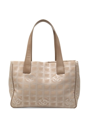 CHANEL Pre-Owned 2003-2004 New Travel Line Nylon tote bag - Neutrals