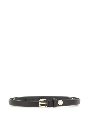 GIANNI CHIARINI slim calf leather belt - Black