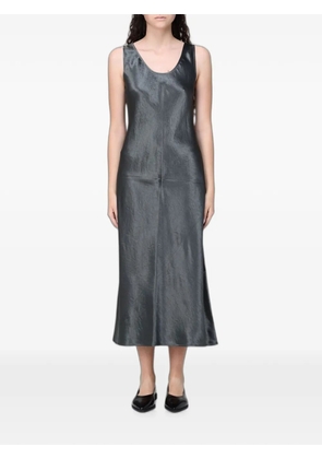 Max Mara satin midi dress - Grey
