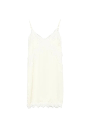 VICOLO lace-trim top - Yellow