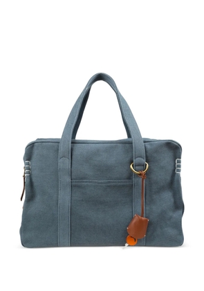 JW Anderson Weekender canvas tote bag - Blue