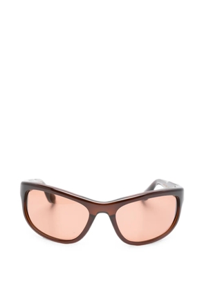 Port Tanger Agha rectangle-frame sunglasses - Brown