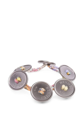 Hermès Pre-Owned Petit H button bracelet - Silver