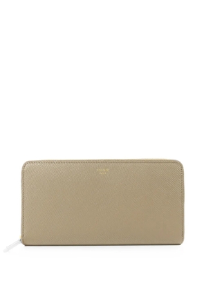 Celine Pre-Owned grained-leather long wallet - Neutrals