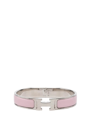 Hermès Pre-Owned 2001 Narrow Enamel Clic H Bracelet PM costume bracelet - Pink