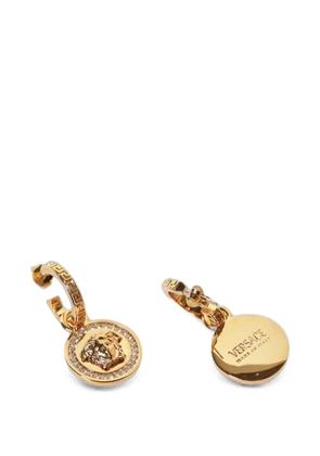 Versace La Medusa Greca crystal-embellished earrings - Gold