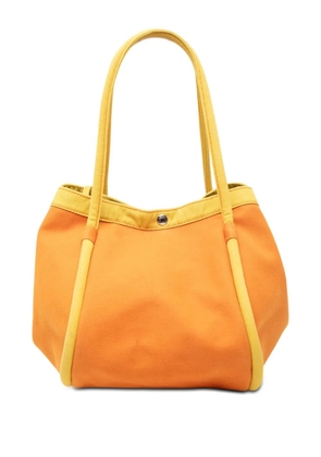 Hermès Pre-Owned 2010-2026 Toile Lindy Beach Bag tote bag - Orange
