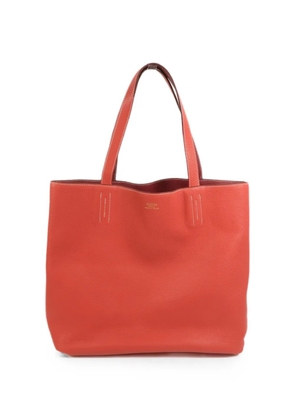 Hermès Pre-Owned Double Sens 36 leather tote bag - Orange