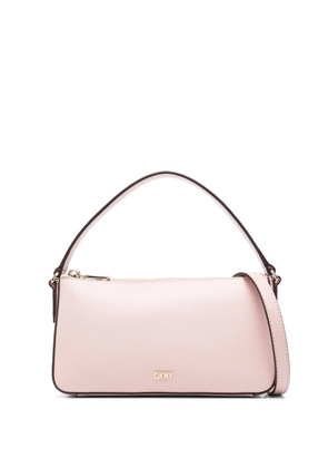 DKNY Bryant logo-lettering leather crossbody bag - Pink