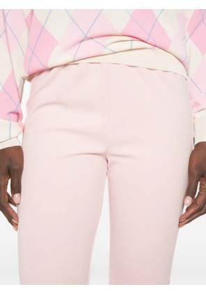 VICOLO elasticated-waist flared trousers - Pink
