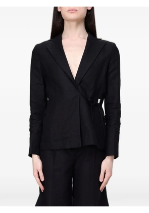 Colmar wrap-tie blazer - Black